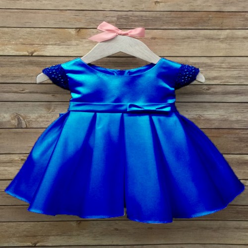 Baby Hand Work Dress Blue | Products | B Bazar | A Big Online Market Place and Reseller Platform in Bangladesh