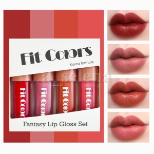Fit Colors 4 Color Mini Lip Gloss set