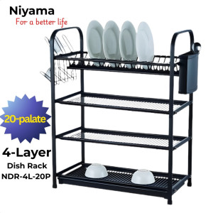 stainless-steel-dish-rack-4-layer-and-20-plates-ndr-4l-20p