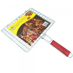 XINWAN NON STICK TEFLON SURFACE CHROMIUM PLATING BBQ GRILL 22 CM X 28 CM