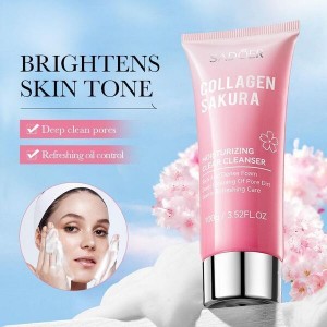 SADOER Collagen Sakura Moisturizing Clear Face Cleanser- 100g