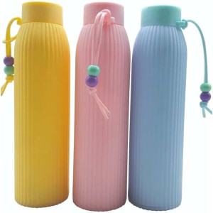 Glass Water Bottle with Handle -500ml