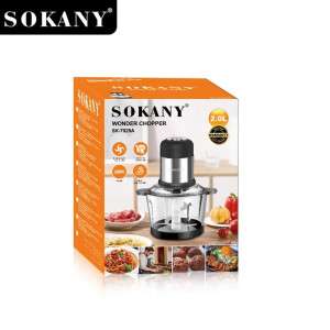SOKANY SK-7025A 800W Wonder Chopper with Multifunction for Chopping and Grinding