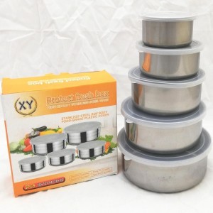 Protect Fresh Box 5 Pieces High Quality Stainless Steel Ware Set