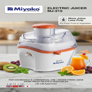 Miyako MJ-215 Electric Juicer for Fresh Fruits & Vegetables