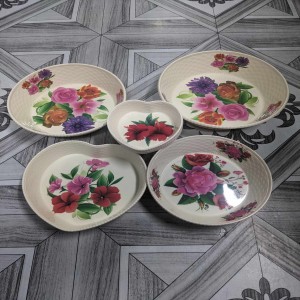 Rojonigondha melamine dinner set (10 Pieces)