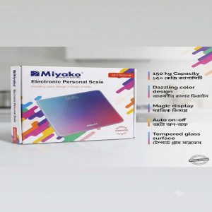 Miyako (MEB-3429RNB) Electronic Personal Scale with Magic LED Display 150kg