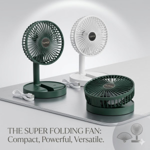 Rechargeable Supper  Mini Foldable Fan