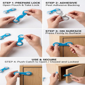 Multipurpose Child Safety Cabinet Lock for Drawers, Fridge & Cabinets