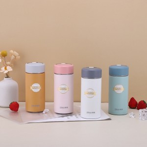 350mL PORTABLE STAINLESS STEEL VACUUM FLASK FOR HOT & COLD DRINKS WITH FILTER