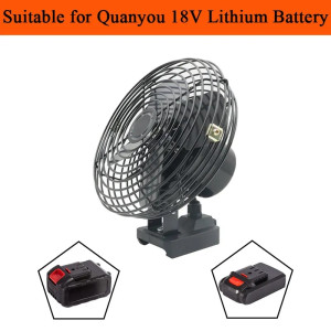 8 Inch Electric Fan Floor Fan Household Desktop Fan Outdoor Camping Fan For Makita For Dayi For Quanyou 18V 20V Li-ion Battery