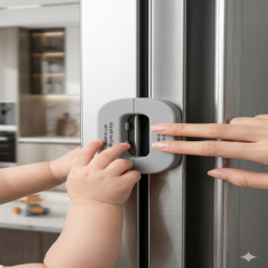 Refrigerator Safety Lock for Kids – Child-Proof Fridge Door Latch