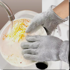 Water Proof Wire Dishwashing Gloves One Pair