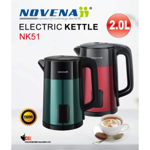 Novena NK51 Stainless Steel Electric Kettle - 2 Liter