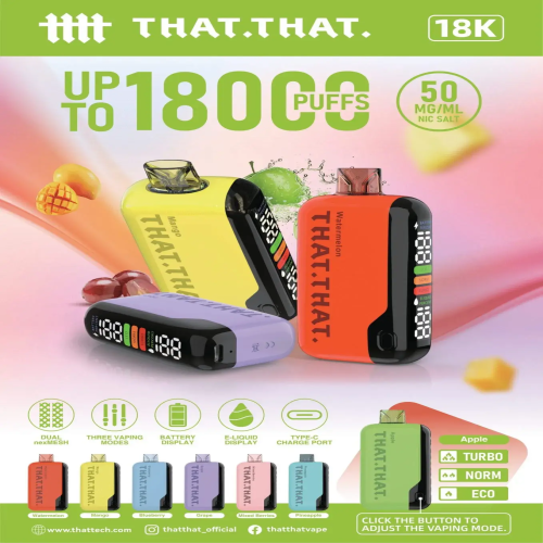 THAT THAT 18K Puffs Disposable Vape | Products | B Bazar | A Big Online Market Place and Reseller Platform in Bangladesh
