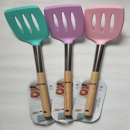 Nonstick Wooden Handle Silicon Spoon 1 pcs | Products | B Bazar | A Big Online Market Place and Reseller Platform in Bangladesh