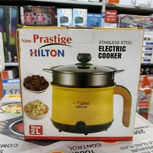 Prestige Hilton Stainless Steel Electric Cooker – 2 Liter | Products | B Bazar | A Big Online Market Place and Reseller Platform in Bangladesh