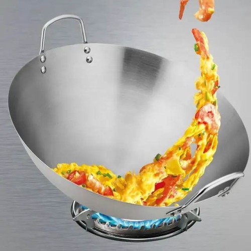 55cm High quality stainless steel fry Pan | Products | B Bazar | A Big Online Market Place and Reseller Platform in Bangladesh