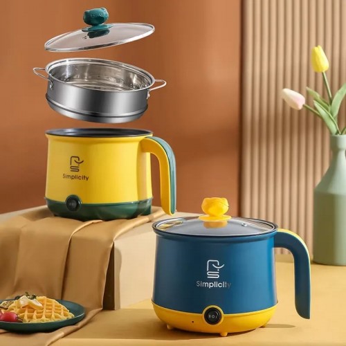 Simplicity Portable Electric Multicooker Cooking Pot With Steamer 1.8L | Products | B Bazar | A Big Online Market Place and Reseller Platform in Bangladesh
