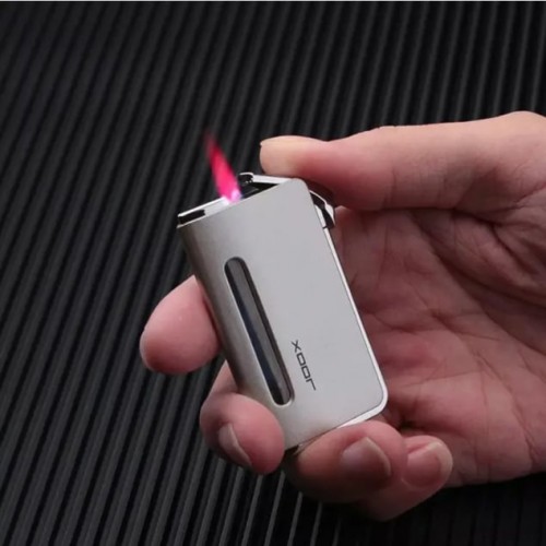 Ultra-Thin Metal Torch Lighter Jet Turbo Windproof Visible Gas Butane Cigar Cigarettes Portable Lighter | Products | B Bazar | A Big Online Market Place and Reseller Platform in Bangladesh