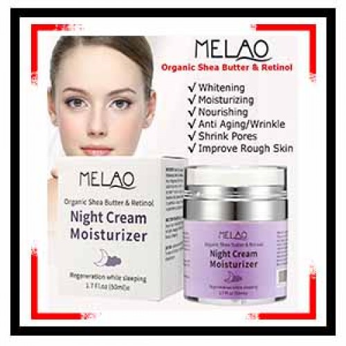 MELAO Organic Retinol Moisturizer Nourishing Night Cream | Products | B Bazar | A Big Online Market Place and Reseller Platform in Bangladesh