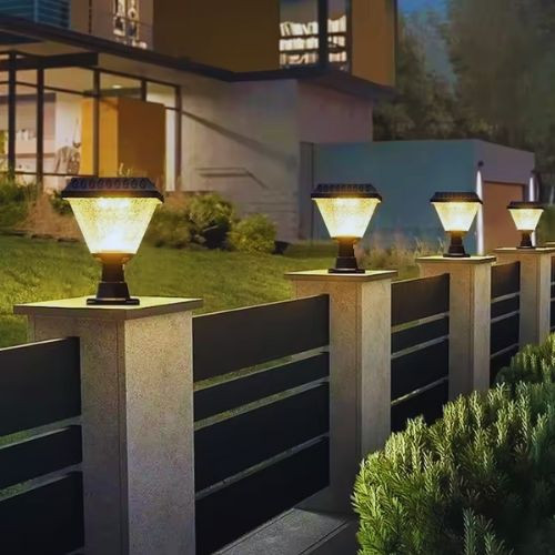 Outdoor Pillar Lights Solar Charging IP65 Waterproof Column Lamp Post Lights best price in bd | Products | B Bazar | A Big Online Market Place and Reseller Platform in Bangladesh