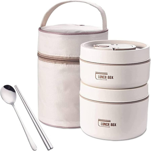 2pcs 304 Stainless Steel Lunch Box With Bag | Products | B Bazar | A Big Online Market Place and Reseller Platform in Bangladesh