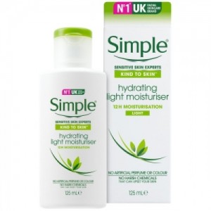 SIMPLE KIND TO SKIN HYDRATING LIGHT MOISTURISER 125ML