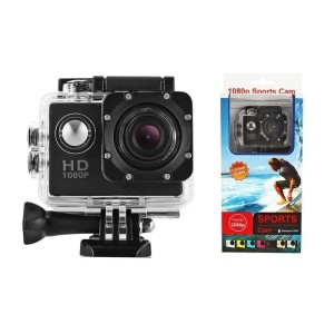action cam sports cam hd 1080p waterproof 30m dapat pelindung charger dll