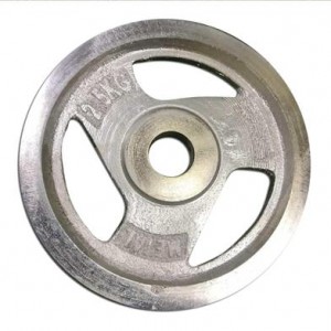 Dumbbell Plate 2.5Kg Easy Grip - Silver