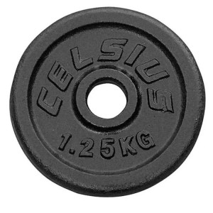 Iron Dumbbell Plate 1.25Kg - Black