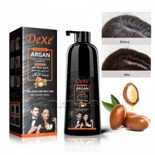 Dexe Argan Speedy Hair Color Shampoo Natural Black- 420ml | Products | B Bazar | A Big Online Market Place and Reseller Platform in Bangladesh