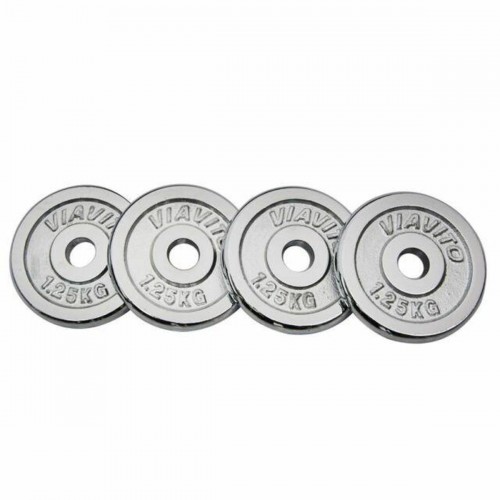 Dumbbell Plate - 1.25 Kg 4pcs-Silver | Products | B Bazar | A Big Online Market Place and Reseller Platform in Bangladesh