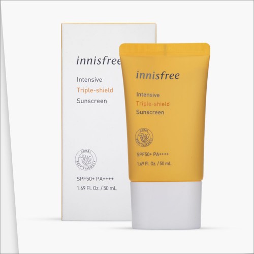 Innisfree Intensive Triple Shield Sunscreen SPF50+ - 50ml | Products | B Bazar | A Big Online Market Place and Reseller Platform in Bangladesh